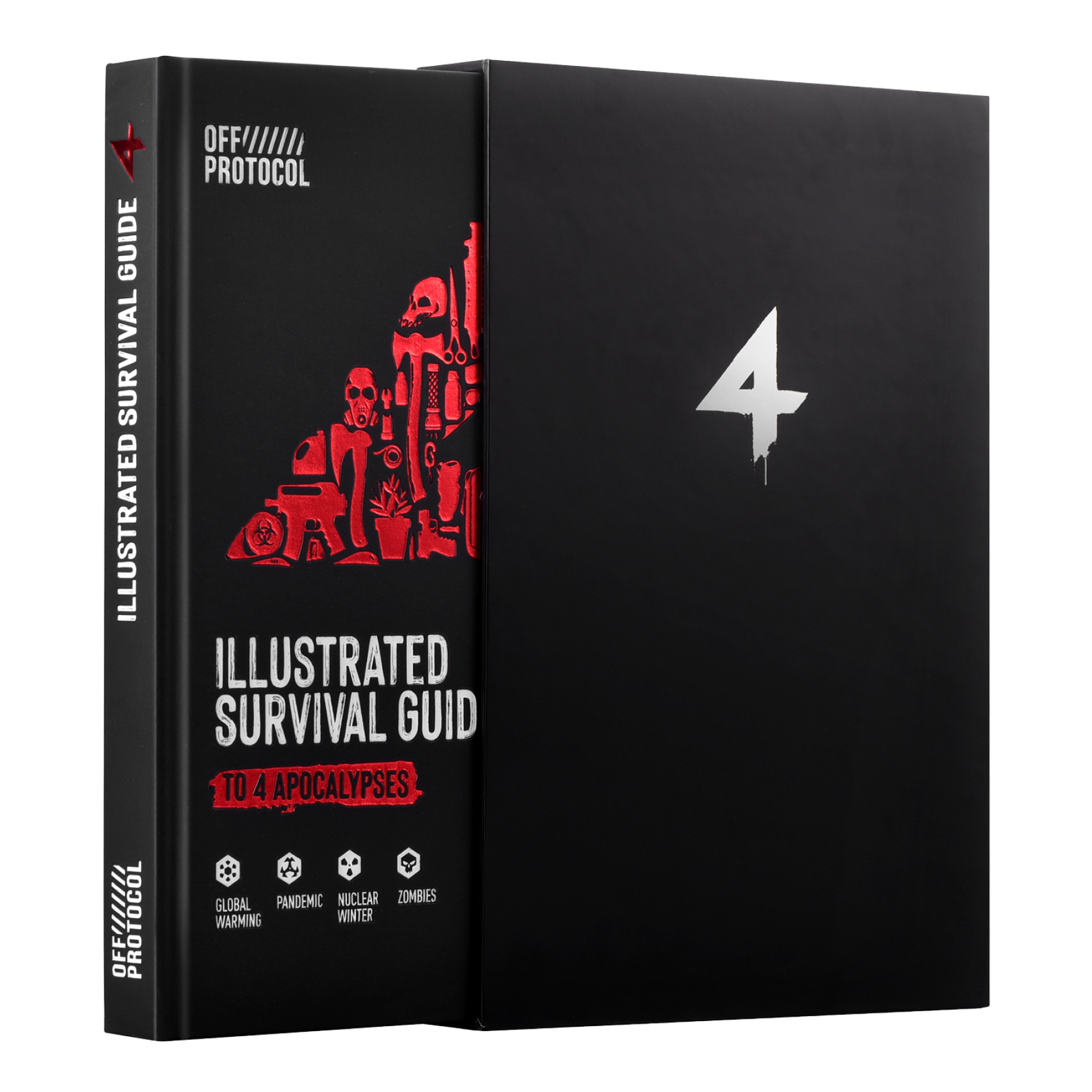 The 4 Book in a Gift box: Survive Through 4 Apocalypse Scenarios